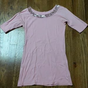 Limited Too Pink Sequin Sparkle Girls 18 Top XXL